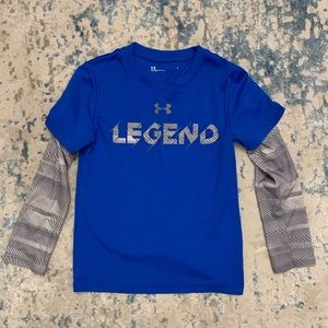 Under Armour long sleeve boys shirt - size 6
